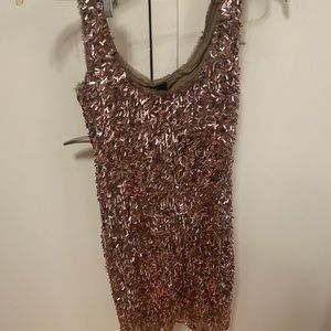Banana Republic Monogram Sequin Tank Dress - Size S